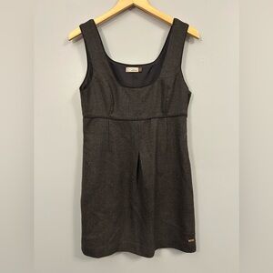 Aritzia Sleeveless Scoop Neck Dress in Charcoal Gray Size 8